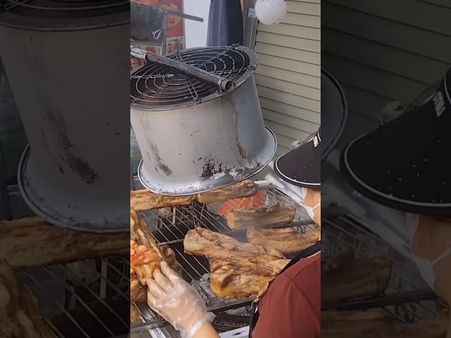 BBQ grilled meat street food