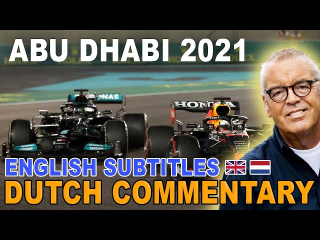 The Epic Final Verstappen Lap with Dutch Commentary and English Subtitles