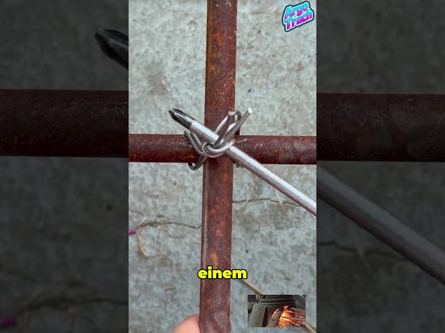 No more loose rebar! The ingeniously simple wire trick 🛠️🧱