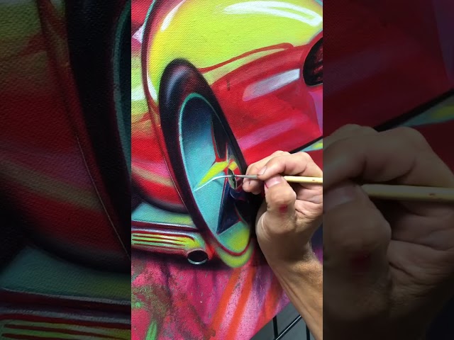 Custom Painting a Dodge Viper๐ #shorts