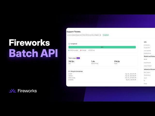 How to Run a Batch Job on Fireworks
