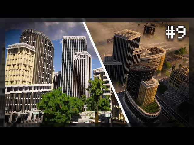 Minecraft City #9 - Skyscrapers [Timelapse]