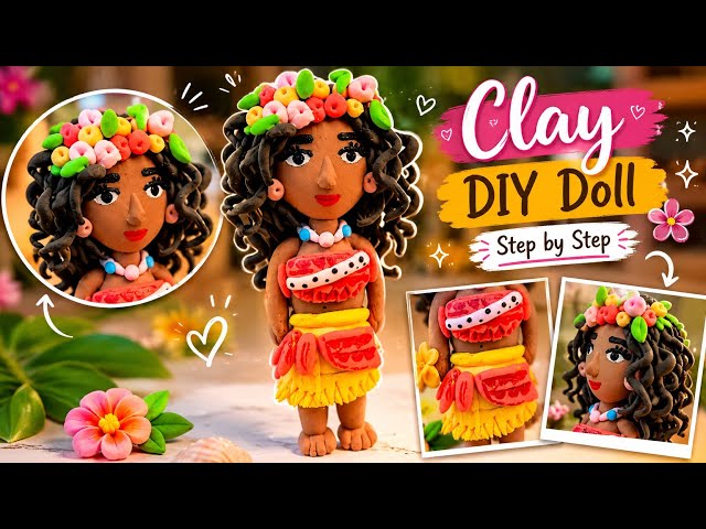 Diy clay Moana easy tutorial ☺️@Craftopia_by_Nikita #handmade #viral#art 