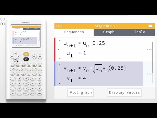 Euler's method using sequences