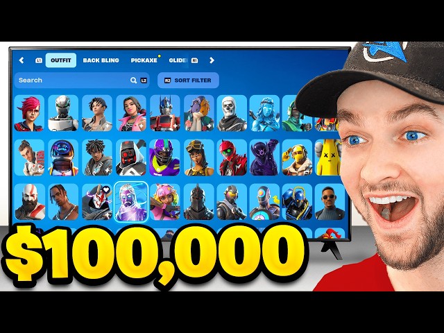 I Spent $100,000 Upgrading Subscribers Fortnite Accounts!