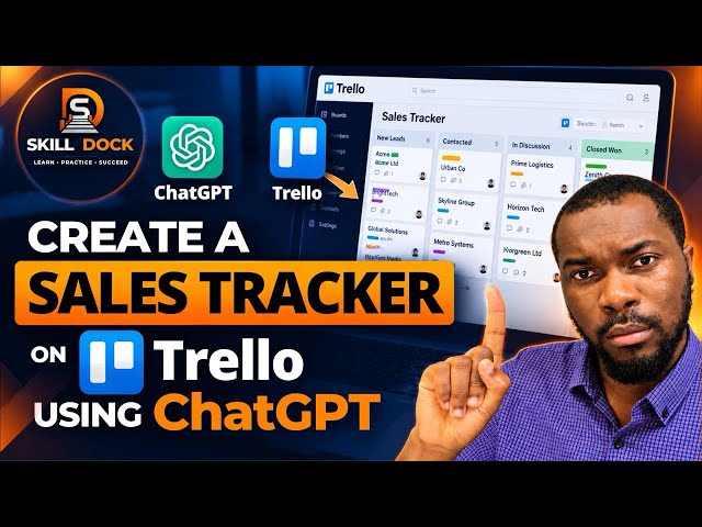 Create a Sales Tracker on Trello Using ChatGPT | ChatGPT + Trello Tutorial