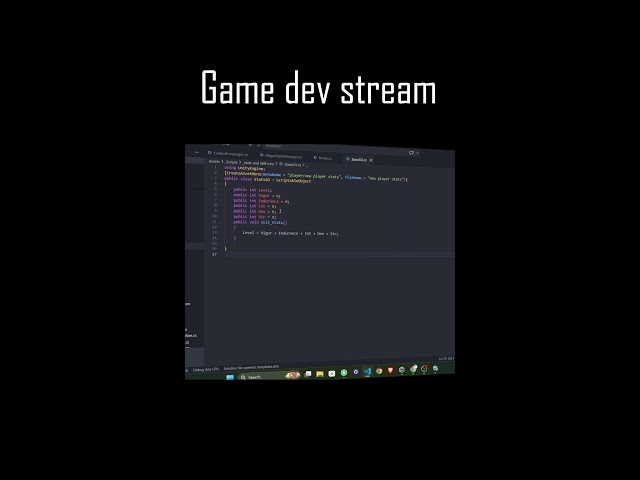 makin skill tree system [ game dev ] live