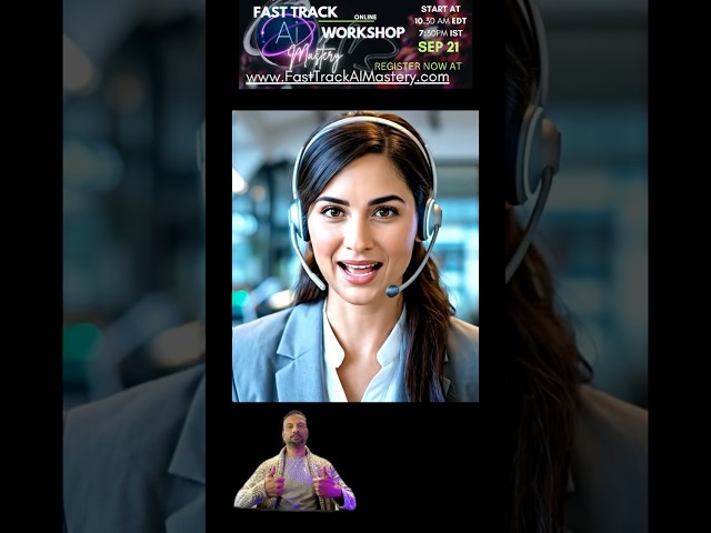 Free AI Workshop – Unlock Automation & AI Tools (Sep 21, 10:30 AM EST) #aiautomation #aivideo