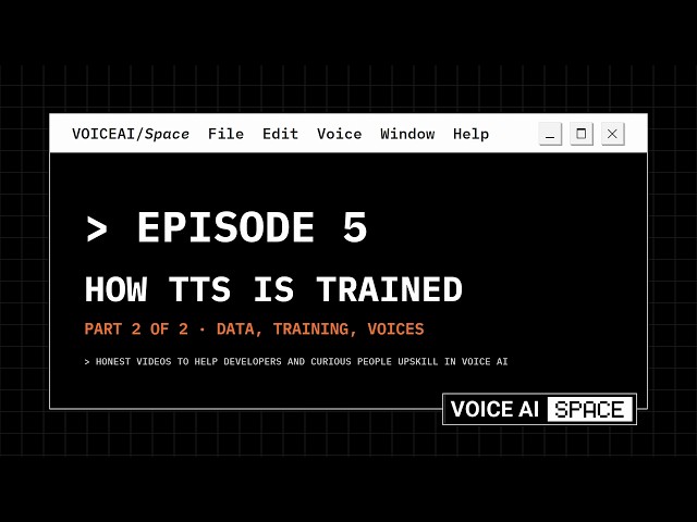 Who Recorded the AI Voice? How TTS Models Are Trained
