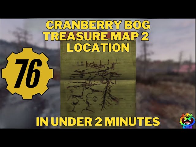 How to Find the Cranberry Bog Treasure Map 2 in #fallout76 #fallout76guide