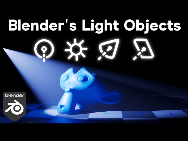 How to Use Blender's Light Objects 💡 (Tutorial)
