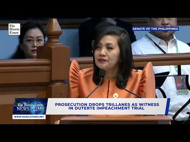 Prosecution drops Trillanes as witness in Duterte impeachment trial