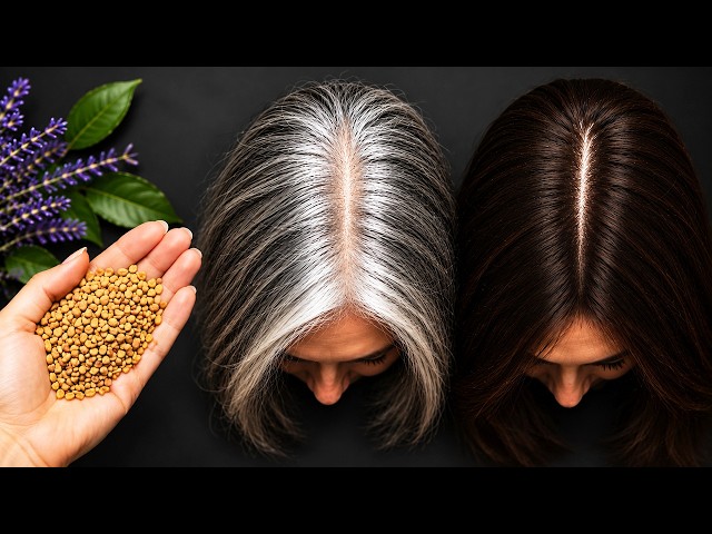 Mix Coffee with this Plant! Forget About Gray Hair, Stops Hair loss, Eliminates dandruff