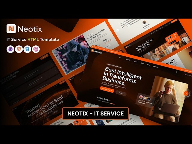 Neotix – IT Service and Technology HTML Template: Template Walkthrough