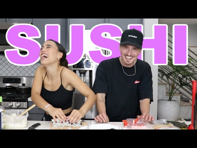 FIRST TIME MAKING SUSHI FEAT. CRAWFORD *we tried*