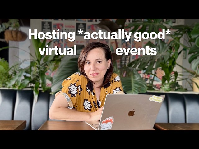7 tips for hosting virtual events good enough to make people come back