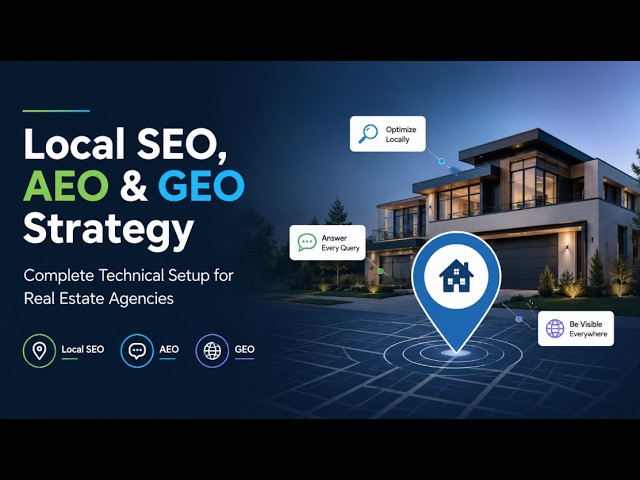 Local SEO and AEO Strategy with Examples  for Real Estate businesses