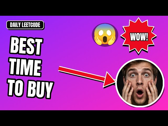 Best Time to Buy and Sell Stock (LeetCode #121) — O(n) Python Solution