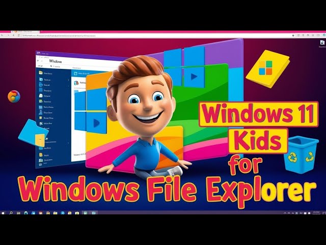 "The New Windows 11 File Explorer | Saving Your Stuff On The PC With Chip" #kidslearning