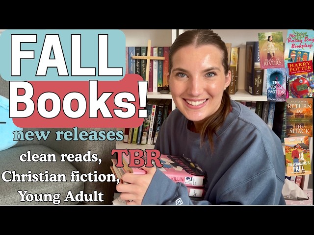 NEW Fall Book Releases + My MASSIVE TBR 🍂 Christian & Clean Books