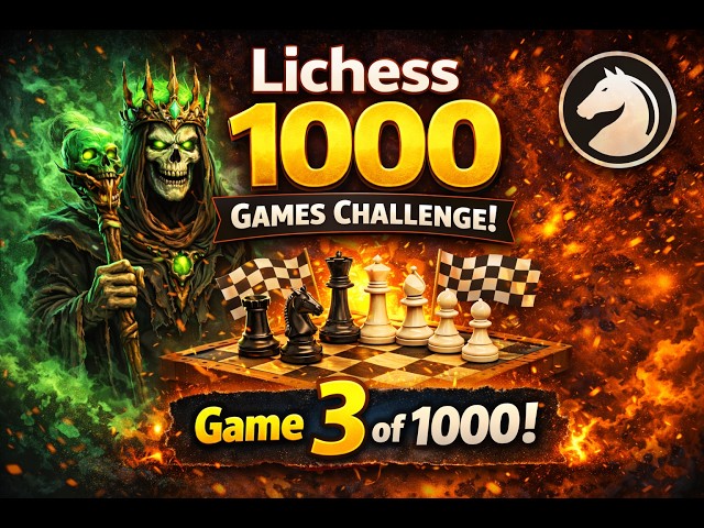 Game 3 of 1000 | Day 2 | Lichess 1000 Games Challenge