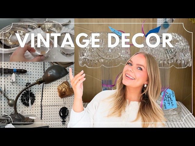 Vintage Shopping for Home Decor | Cozy Day at Home
