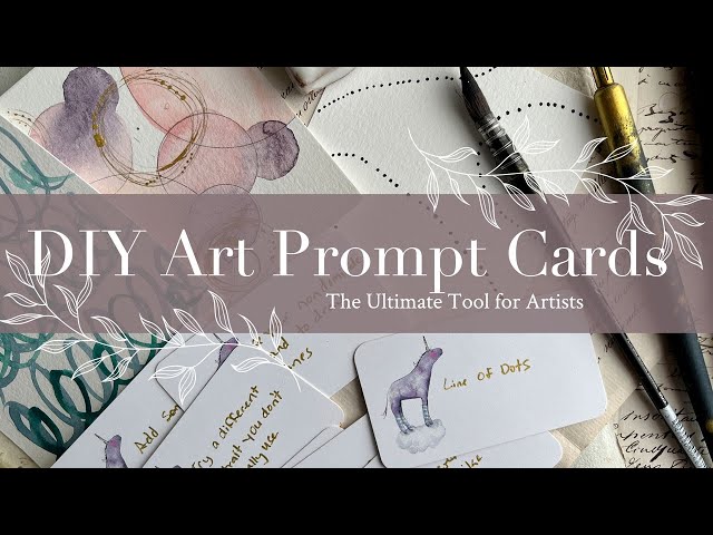 DIY Art Prompt Cards: The Ultimate Tool for Artists