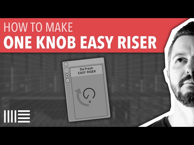 🔴 HOW TO MAKE ONE KNOB EASY RISER | ABLETON LIVE