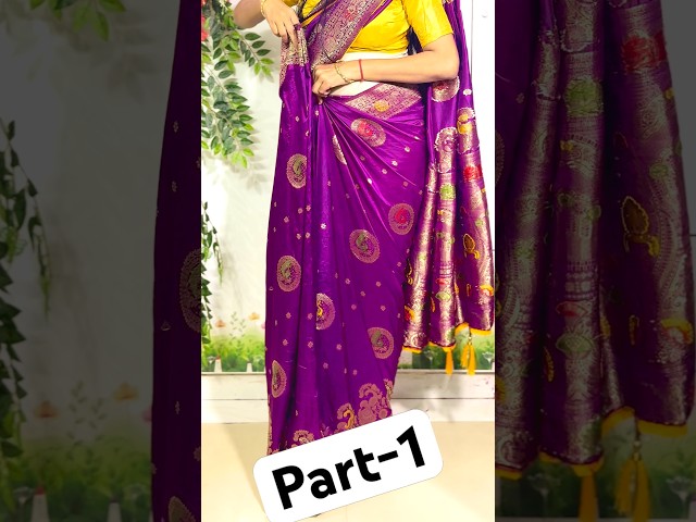 Kamar ki tight Pleating ke liye is trick ka use kre   #saree #sareedraping