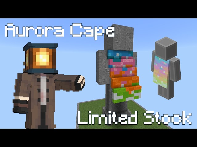 How to get the new Minecraft Aurora Cape in 1 Minute (Quick and Easy)