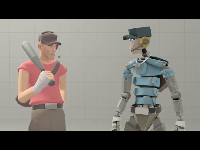 [TF2/SFM] Scout & Bot | Test Animation