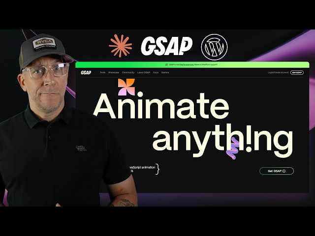 Animate Anything in WordPress with Claude Code + GSAP