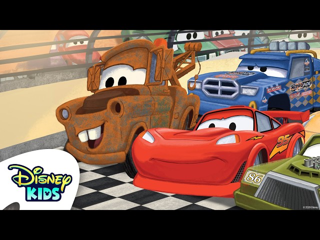 Pixar's Cars Crash Course 🏎️🏁🏆 | Read Along 📖 | @disneykids