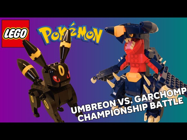 LEGO Pokemon 72165 Umbreon vs. Garchomp Championship Battle Review