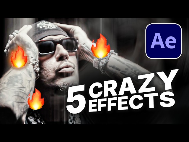 5 UNIQUE EFFECT IDEAS FOR YOUR NEXT MUSIC VIDEO! - After Effects Tutorial