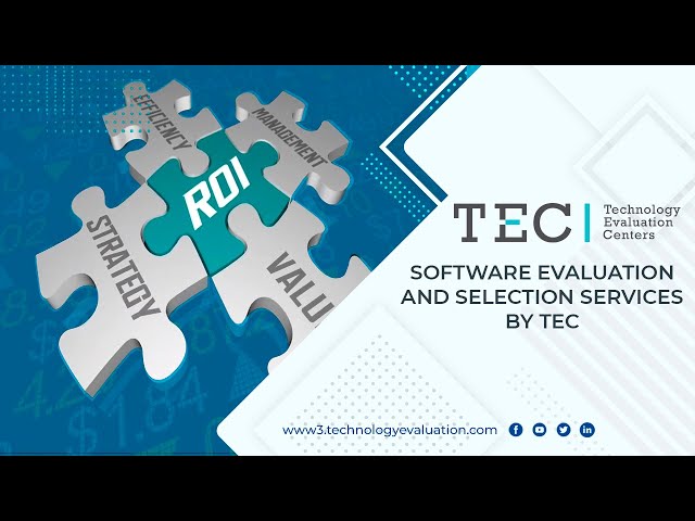 Software Evaluation and Selection Services By TEC