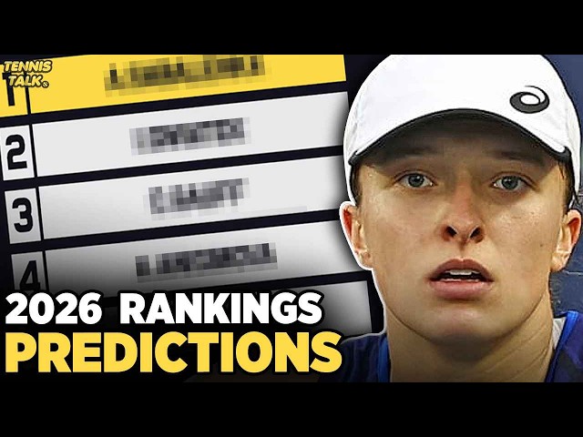 WTA Top 20 Rankings Predictions for 2026 | Tennis News