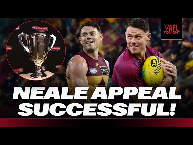 "EXTRAORDINARY DECISION!" 🫨 Lachie Neale cleared to play in Grand Final after appeal! | AFL Tonight