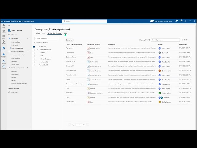 Overview of the Reimagined Data Governance Experience in Microsoft Purview
