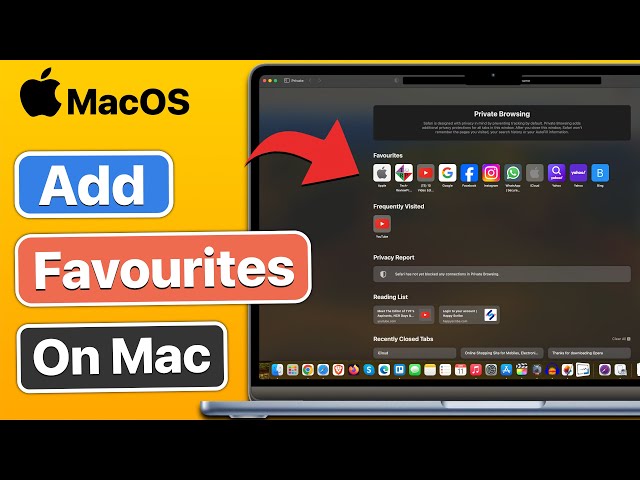 How to Add Any Website/Link to Favourites on Mac? Add, Delete, Edit, & Manage Favourites to Safari