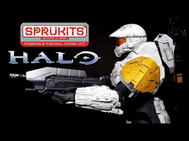 Building Bandai's Sprukits Halo Master Chief (custom)