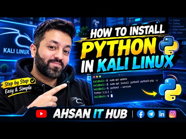 How to Install Python on Kali Linux | Step-by-Step Tutorial