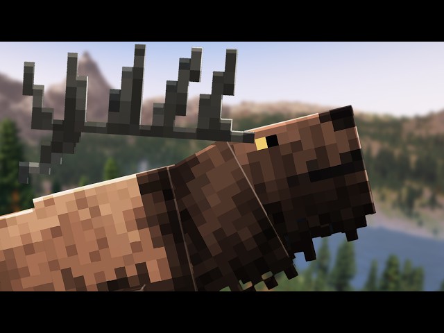 Getting REAL stressed out over an Elk in Blockbench