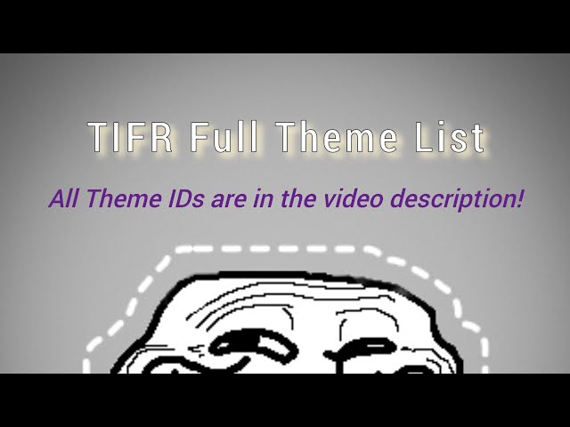 TIFR Full Audio List ⟨⟨Trollge Incident Fights Reborn⟩⟩