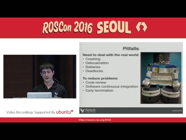 ROSCon 2016 Seoul Day 2   Physical Continuous Integration   CI on Real Robots