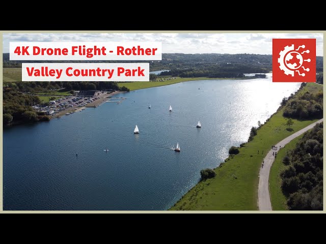 DJI Mini 2 Drone Flight: Rother Valley Country Park