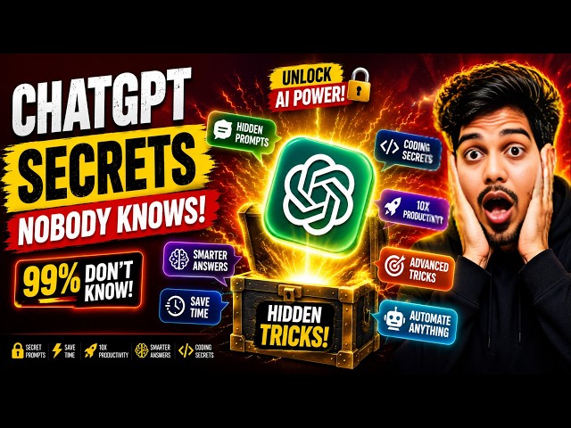 99% of People Don't Know These ChatGPT Secrets | Hidden Tricks That Can Change Your Life!
