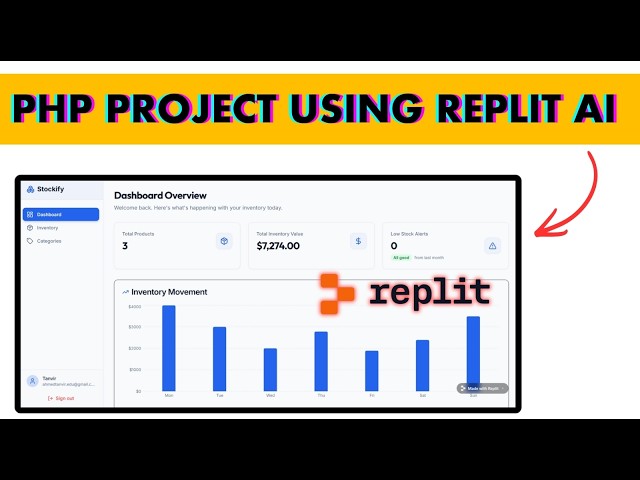 I Built a Complete Inventory Management System in PHP Using Replit AI 🤯
