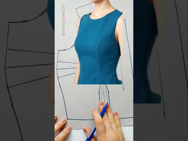 Easy Princess Cut Pattern Making for Beginners 👗