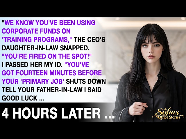 The CEO’s Daughter-in-Law Fired Her—She Had Just 14 Minutes to Bring It All Down